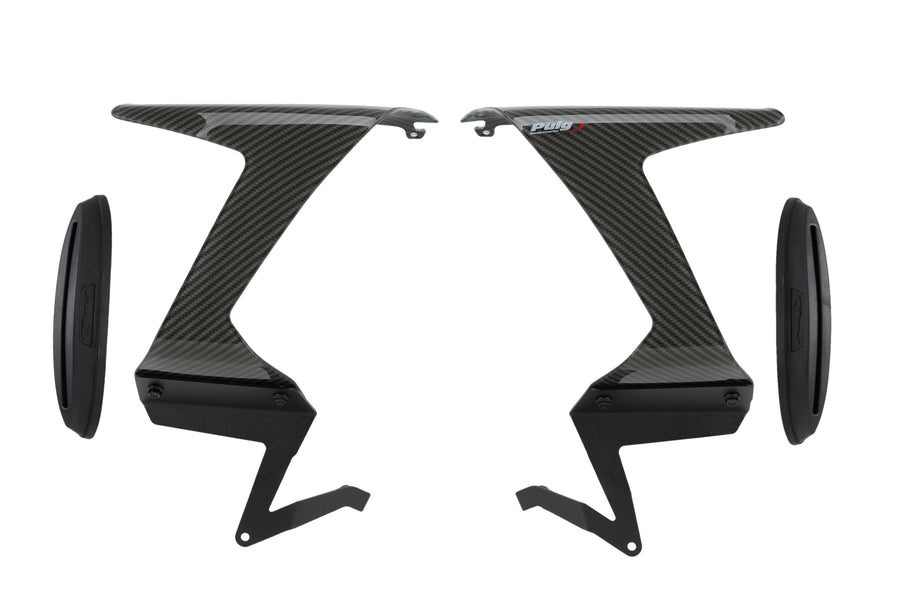 KAWASAKI ZX-6R NINJA [2025] – Race Side Spoiler – Mattschwarz