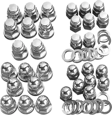 Harley Davidson Flfb [DRAG SPECIALTIES] – Kits d'écrous à capuchon