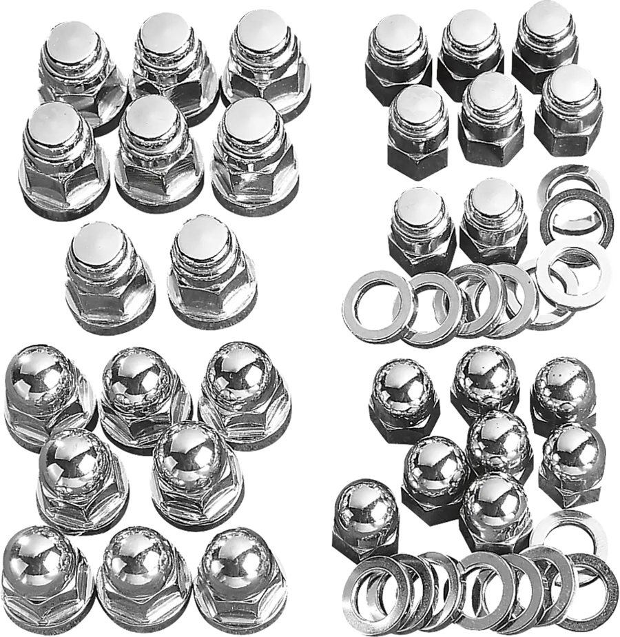 Harley Davidson Flfb [DRAG SPECIALTIES] – Kits d'écrous à capuchon