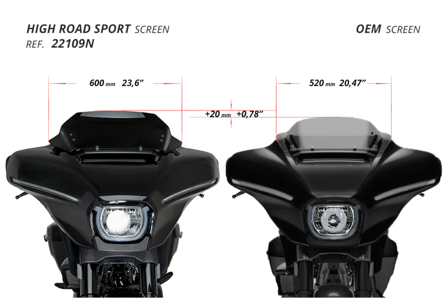 HARLEY DAVIDSON STREET GLIDE FLHX [2025] – High-Road Sport – Fortement teinté