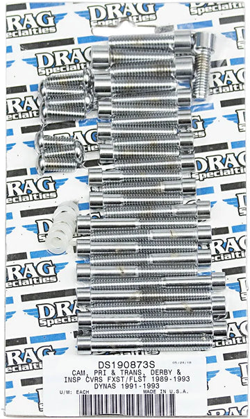 Harley Davidson FXSTS [DRAG SPECIALTIES] - Jeu de boulons de couvercle d'arbre à cames/primaire/transmission