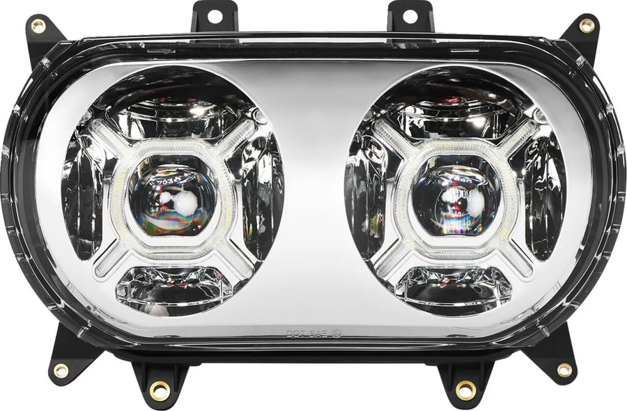 harley davidson fltruse [CUSTOM DYNAMICS] – Phare LED Double-X