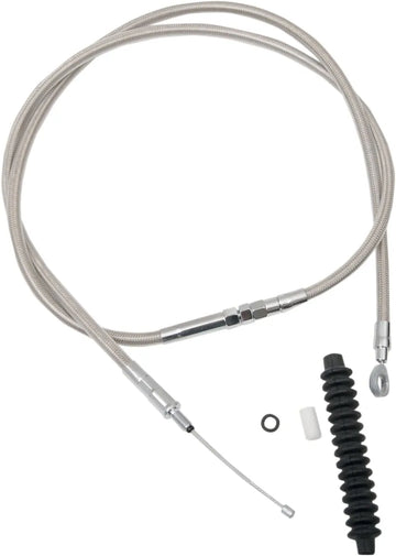 harley davidson fls [DRAG SPECIALTIES] - Câble d'embrayage très efficace en acier inoxydable tressé