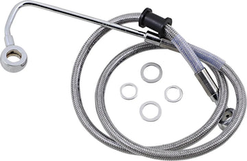 harley davidson fxsb [DRAG SPECIALTIES] - Extended stainless steel brake line