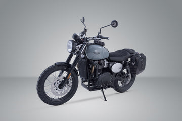 Triumph Street Cup 900 [2018-2020] - Legend Gear LC2 Seitentaschensystem Brown Edition links – Bild 1