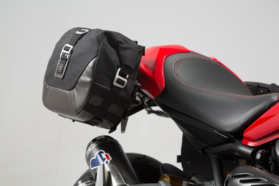 Ducati Monster 797 [2017-2020] - Legend Gear LC1 & LC2 side bag system Black Edition - Image 1
