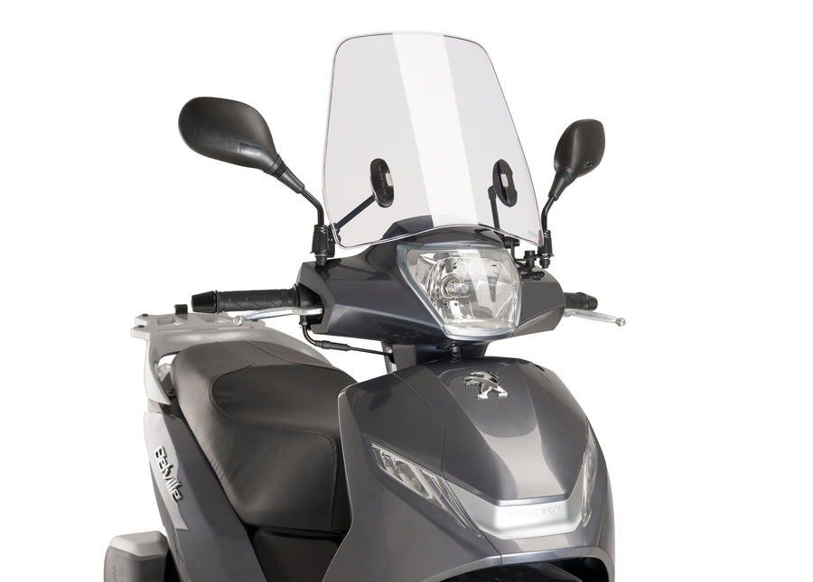 PEUGEOT BELVILLE 125 ACTIVE [2023] – Pare-brise scooter Urbain – Teinté