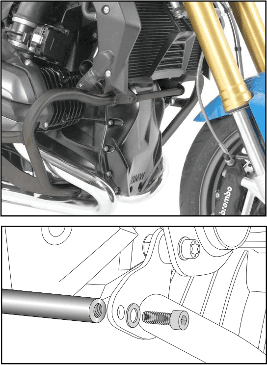 BMW R 1200 GS LC [2013-2018] - Bar raidissante hors route