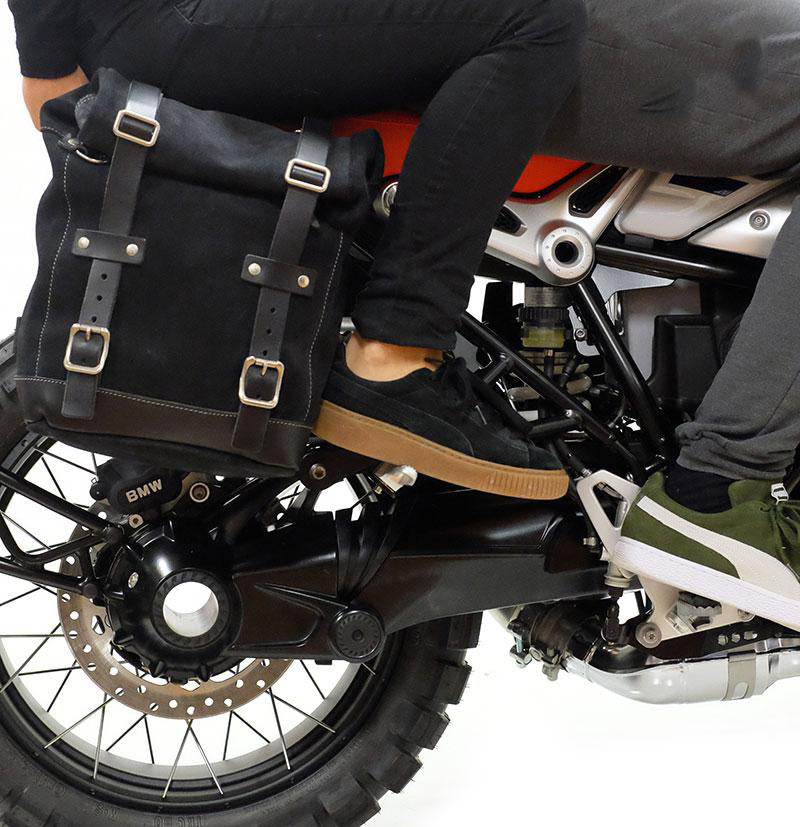 BMW R nineT 1200 Pure [2017-2023] - Canvas Seitentasche + Doppelrahmen