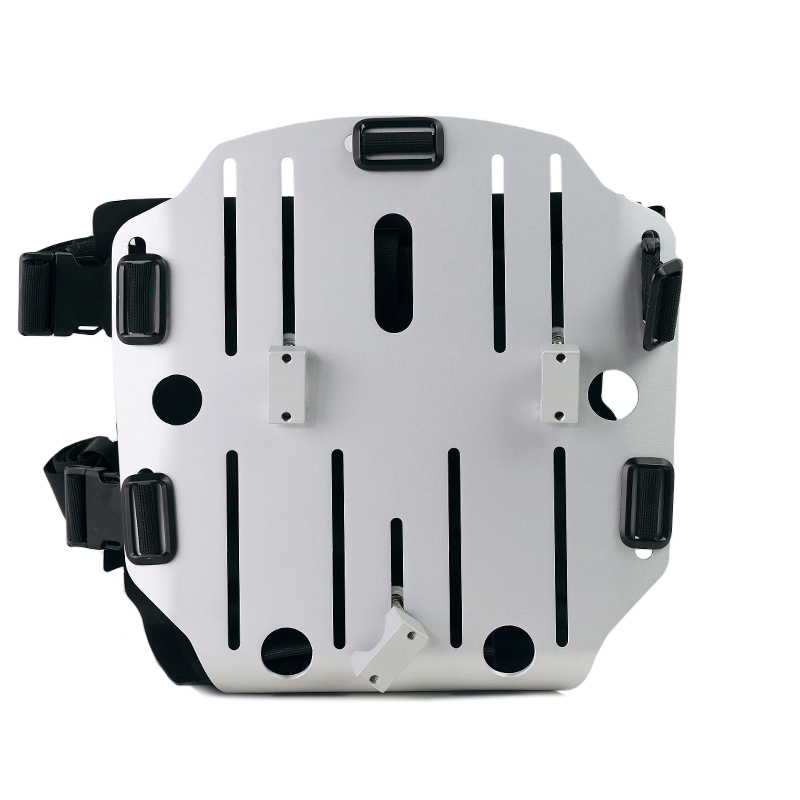 BMW F 900 GS [2023-] - Aluminium-Taschenhalter mit verstellbarer Khali-Vorderseite in Hypalon