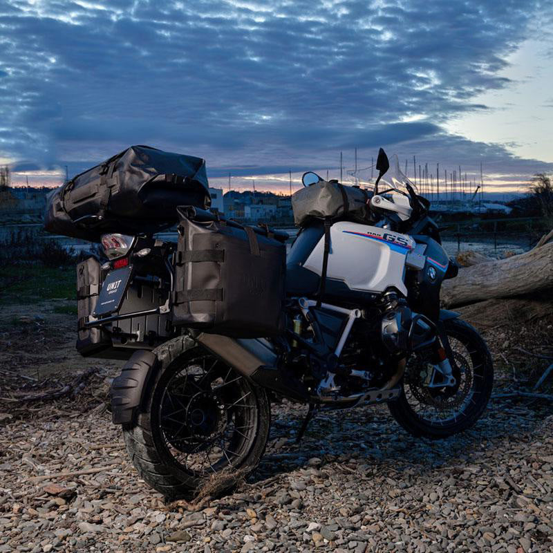 BMW R 1150 GS Adventure [2002-2006] - Aluminium-Taschenhalter mit verstellbarer Khali-Vorderseite in Hypalon
