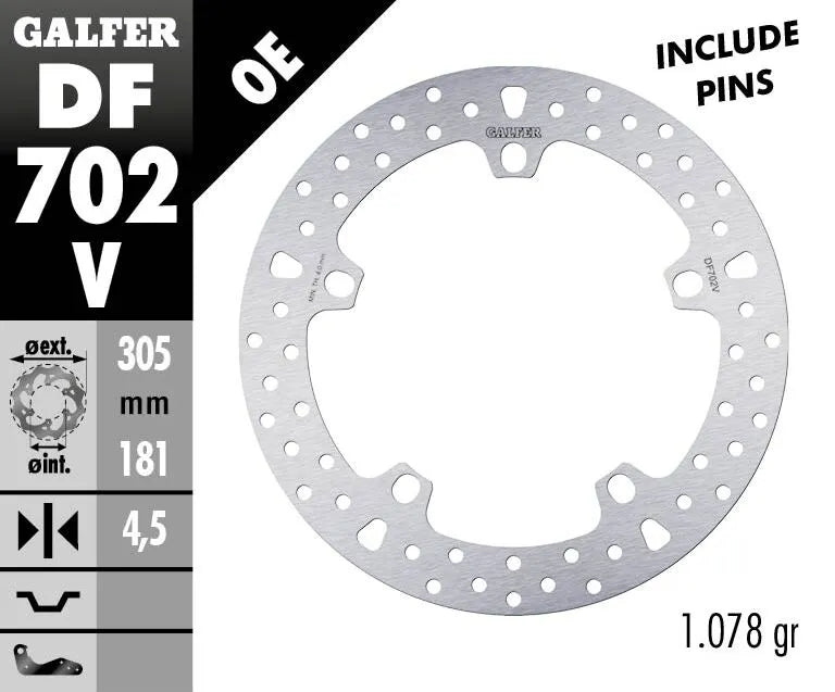 Bmw R 1200 C [2001-2003, 2005] - Disque de frein rond fixe – photo 2