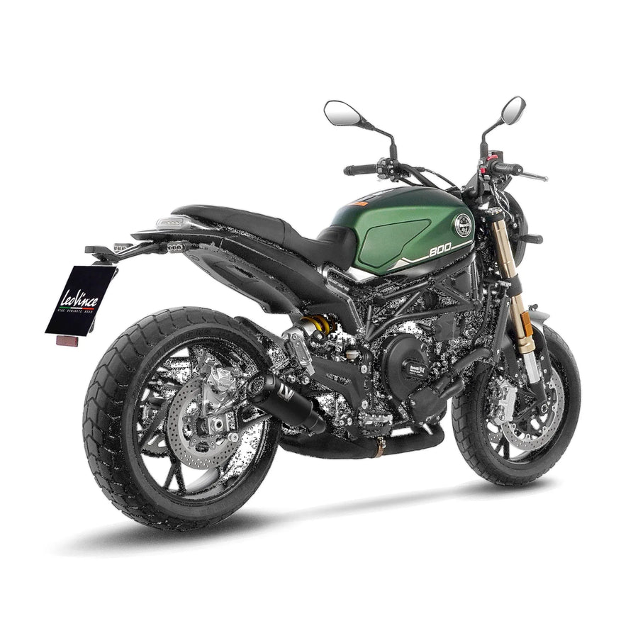 benelli leoncino 800 [LEOVINCE] – LV-10 black rear silencer