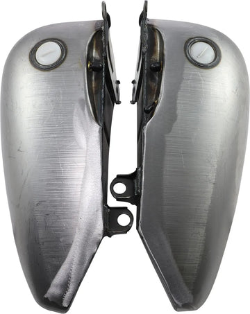 Harley Davidson Flstc [DRAG SPECIALTIES] - Ensemble de réservoirs plats en deux parties allongés de 2"
