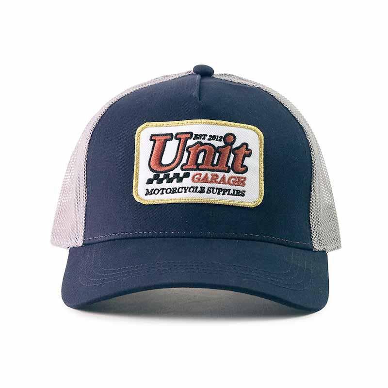 BMW F 850 GS [2018-2024] - Trucker-Box-Mütze mit blauem Unitgarage-Logo