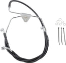 harley davidson flhtc [DRAG SPECIALTIES] - Kit conduites de frein inox-1