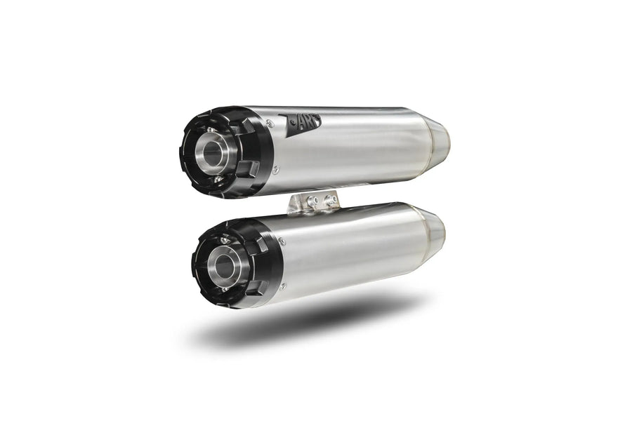 harley-davidson street bob [ZARD] – Overlapped Slip-Ons Schalldämpfer für HD-SOFTAIL M8