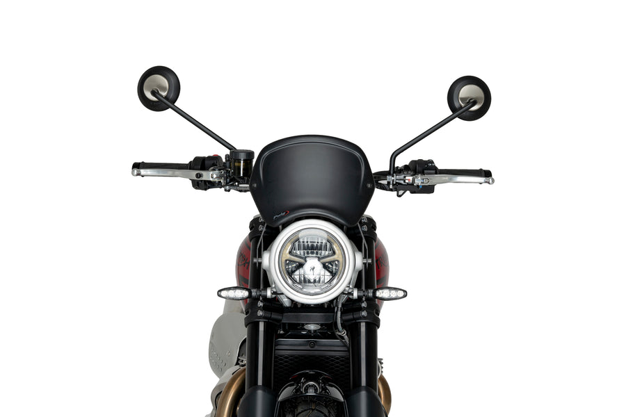 TRIUMPH SCRAMBLER 1200X [2025] – Frontplatte ABS – Carbon look
