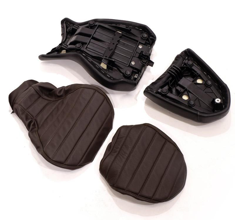 BMW R nineT 1200 Racer [2017-2020] - Sitzbankbezug aus Leder (Doppelsitzbank)