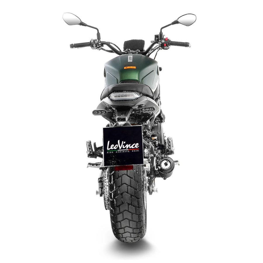 benelli leoncino 800 trail [LEOVINCE] – LV-10 black rear silencer