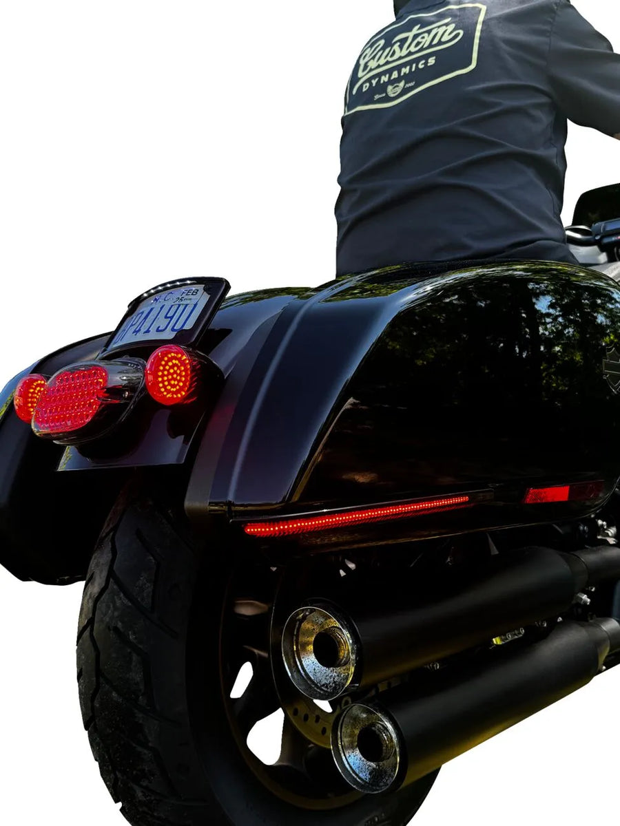 harley davidson fxlrst [CUSTOM DYNAMICS] – Feux de sacoche à LED