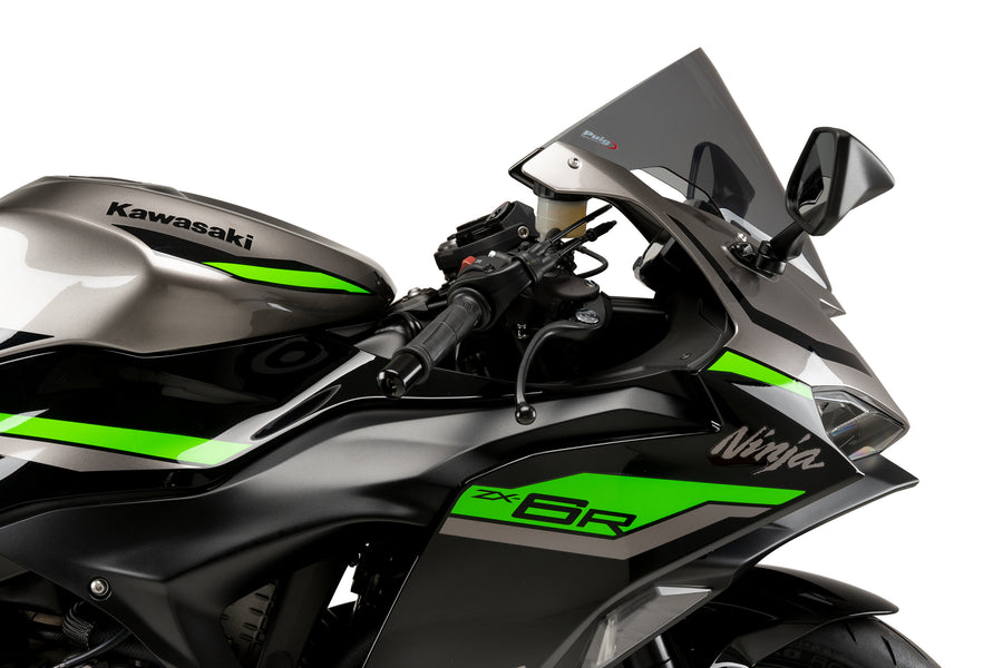 KAWASAKI ZX-6R NINJA [2025] – Bulle R-Racer – Noir
