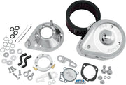 Harley-Davidson Xl 883 R Roadster [2004, 2009-2010, 2013] - Sidekick Luftfilter-Kit – Oberfläche: Silber – Bild 1