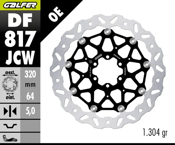 Moto Guzzi AUDACE 1400 CARBON [2018-2020] - DISQUE DE FREIN FLOATECH WAVE – photo 4