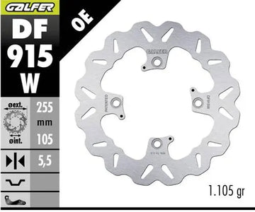 Triumph BONNEVILLE BOBBER 1200 [2025-2026] - BREMSSCHEIBE FIXED WAVE – Bild 1