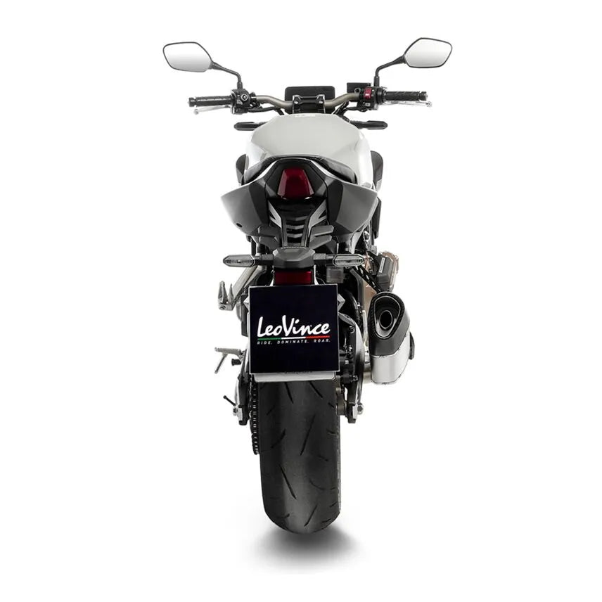 Honda CB 650 R [Leovince]-Footrest dismay