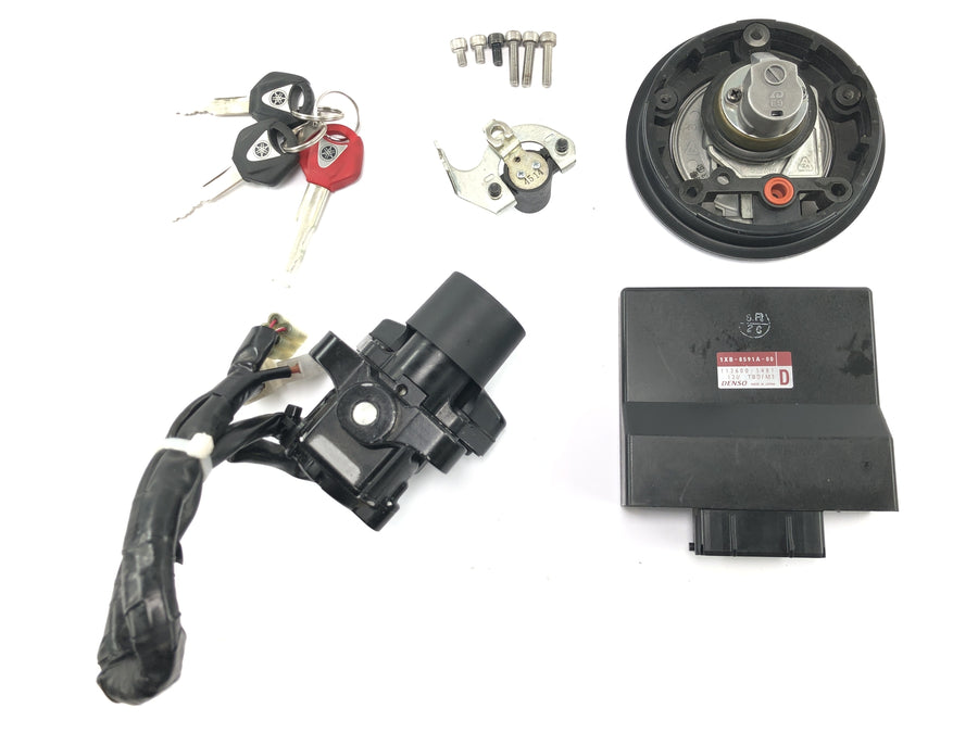 Yamaha MT07 RM04 [2014] - Schlosssatz Zündschloss Tankschloss Sitzbankschloss ECU Wegfahrsperre