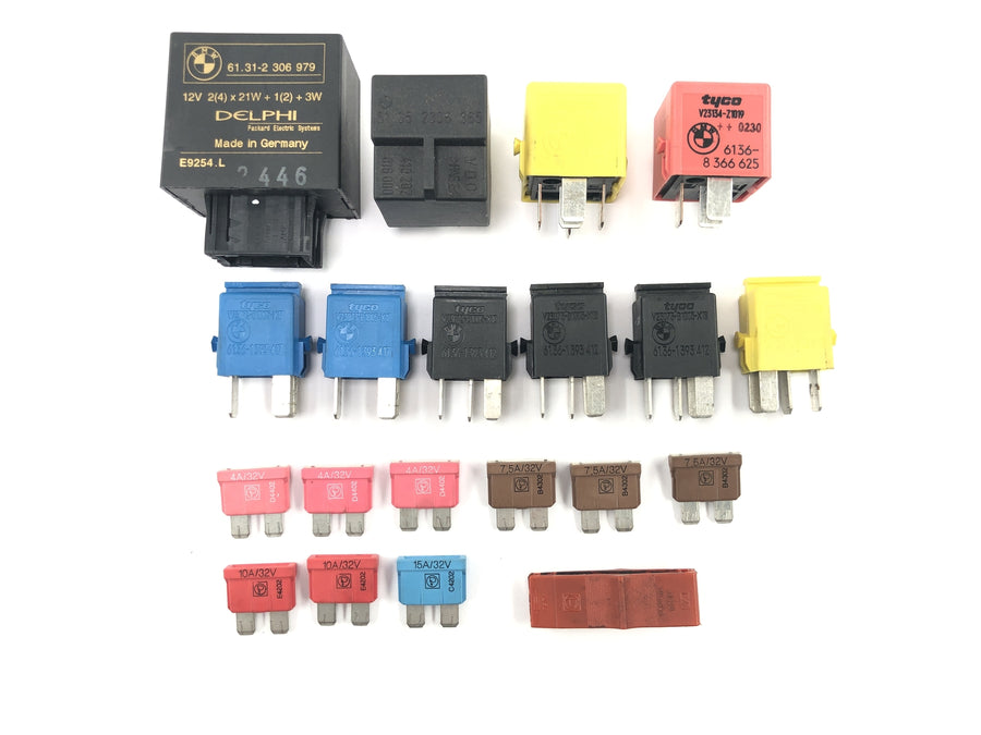 BMW R 1150 RS R22 [2003] - Relais Sicherungen Elektrorelais Flachsicherungen Satz