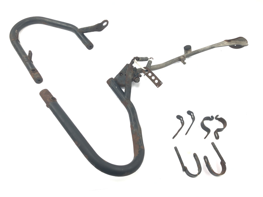 BMW R 100 GS 247E [1991] - Crash bar engine protection bar retaining set left right with side stand