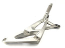BMW K 1200 S K12S [2004] - Passenger footrest on the right with footrest plate-1