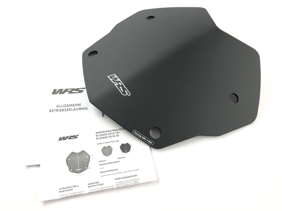 BMW R 1200/1250 GS [diverse Baujahre] - WRS Windschild Mattschwarz neuwertig