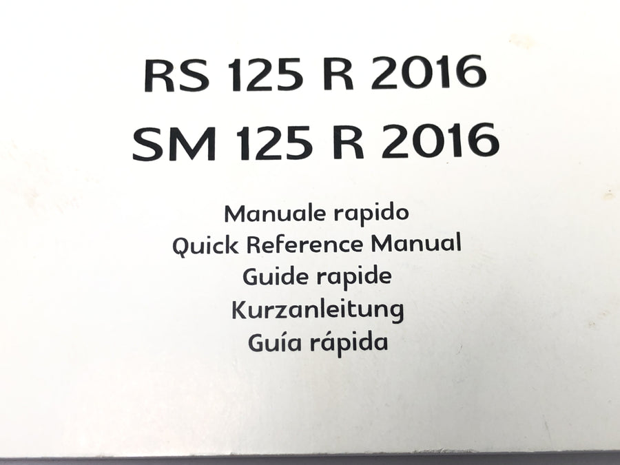 SWM RS 125 R B2 [2020] - Betriebsanleitung Handbuch