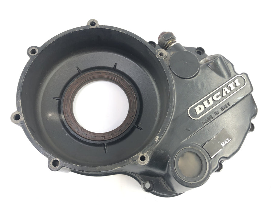 Ducati 900 SS [1991] - Couvercle d'embrayage à l'intérieur du couvercle moteur, couvercle intermédiaire