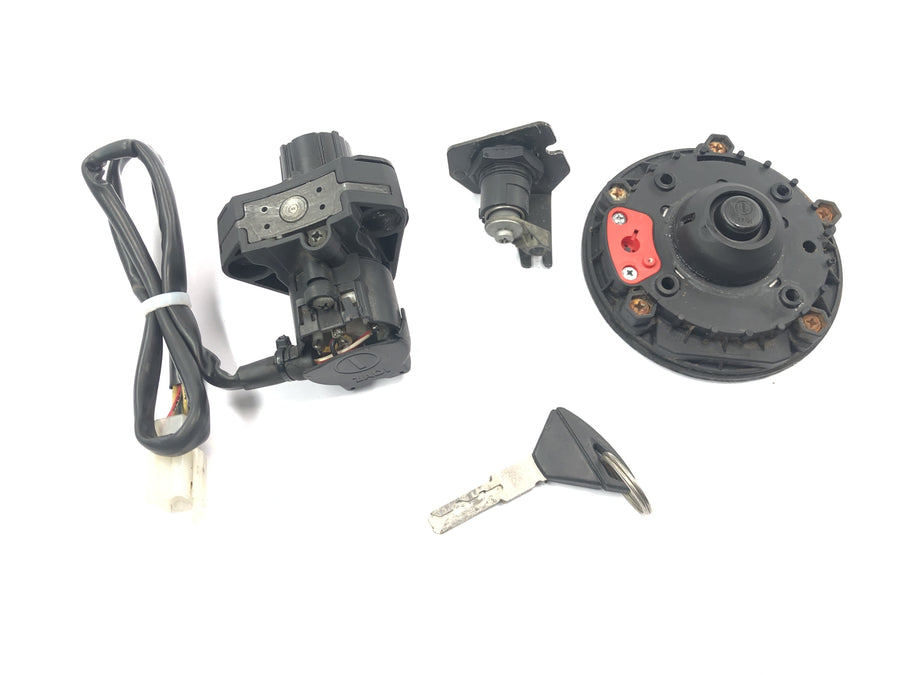 Aprilia RSV 1000 R [2004] - Lock set ignition lock tank cap seat lock