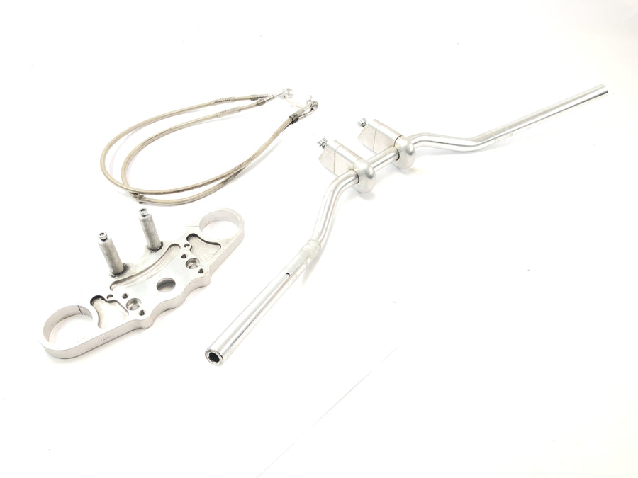 Kawasaki ZX 12 R ZXT20A [2001] - Kit de conversion Superbike Spiegler pont de fourche accessoire guidon avec ABE