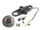 Aprilia RST 1000 Futura [2002] - locksmith with fork bridge above ignition lock tank lid key set-5