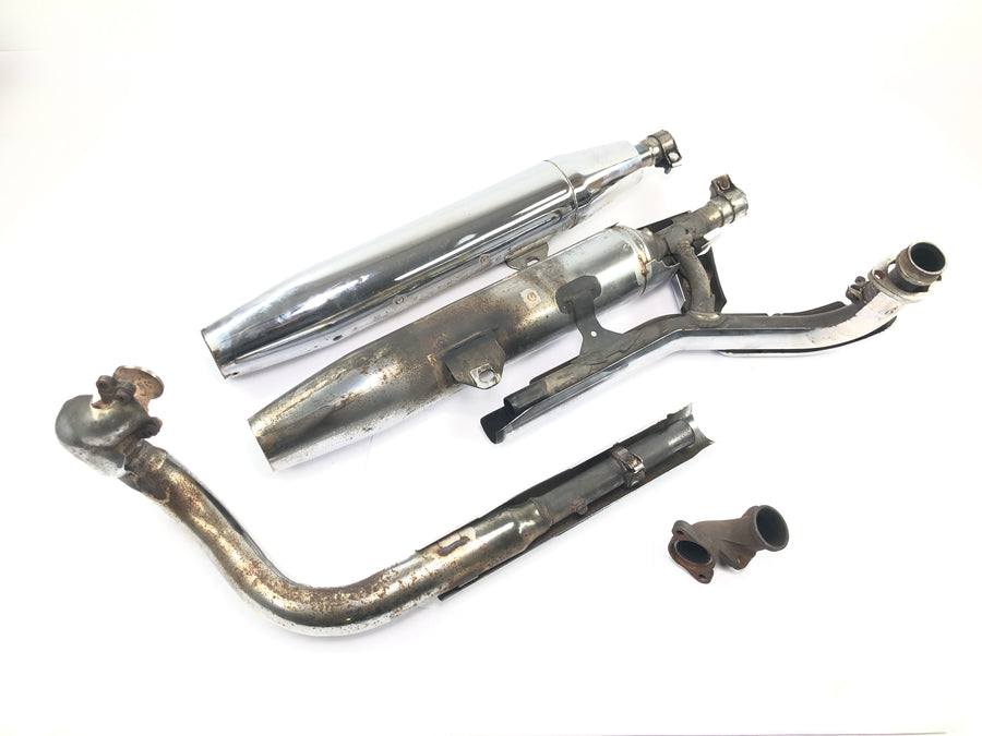 Yamaha XVS 650 4VR [1997] - Auspuffanlage Endschalldämpfer Krümmer komplett