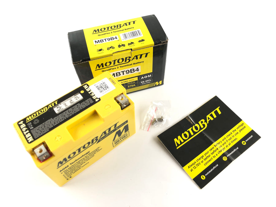 Various models - battery AGM starter battery QuadFlex MBT9B4 maintenance-free