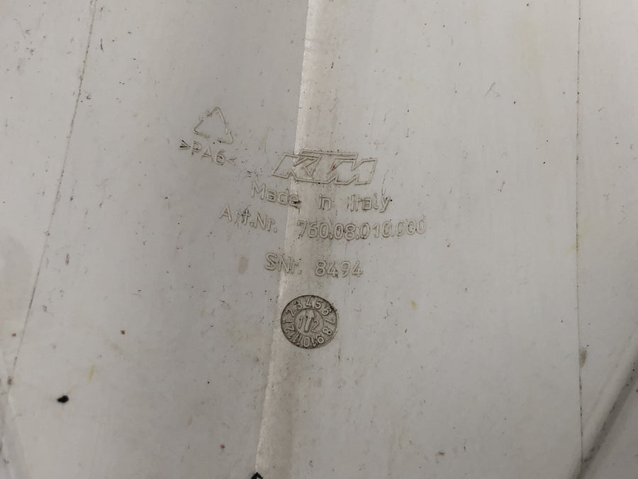 KTM Duke 690 A3 [2012] - Pare-éclaboussures d'aile avant, enjoliveur de roue avant en plastique