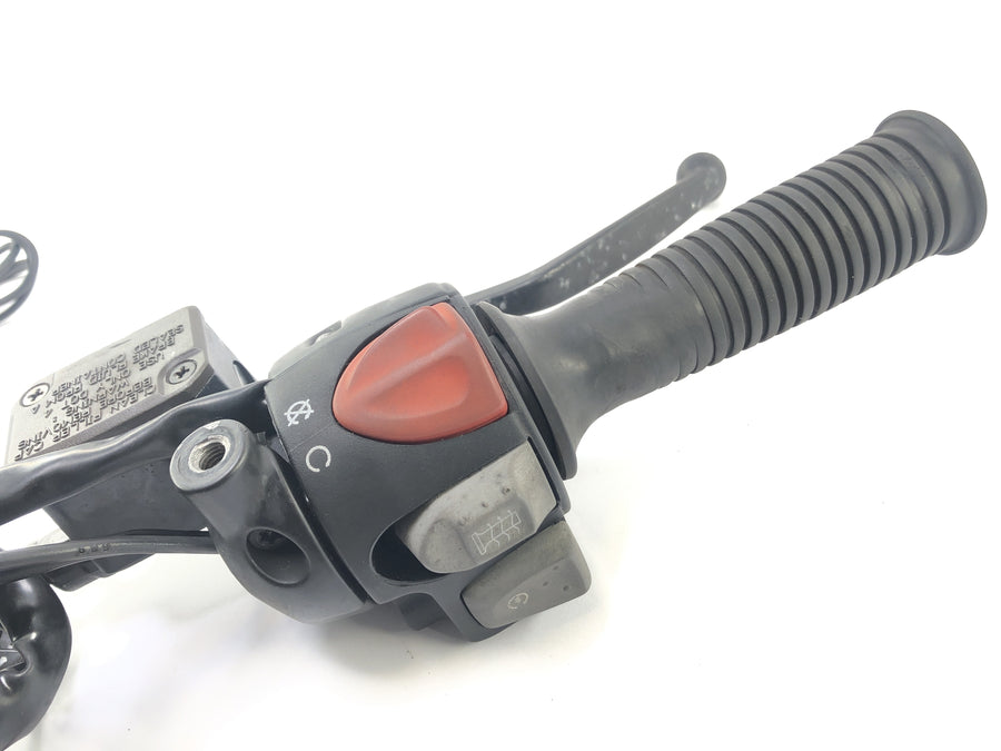 BMW F 650 GS Dakar [2007] - Lenkerarmatur Lenkerschalter rechts Gasgriff mit Handbremspumpe