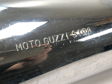 Moto Guzzi V65 Custom [1985] - Auspuff Schalldämpfer Endtopf Chrom rechts - 0