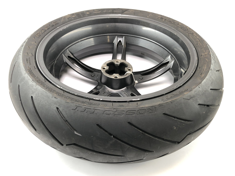 Triumph Speed Triple 1050 515NJ [2007] - Hinterrad Felge Rad schwarz 5-Speichen Alu 5.50 x 17"