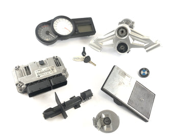 BMW K 1300 S K12S [2010] - serrurier Zündchlos CDI Lock pour gabelbrücke au-dessus de tacho cockpit ecu