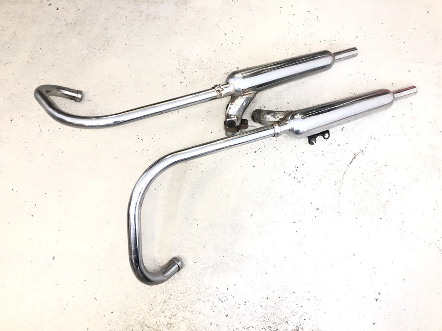 Kawasaki W 650 EJ650A [1999] - Auspuffanlage Endtopf Krümmer Abgasanlage links und rechts
