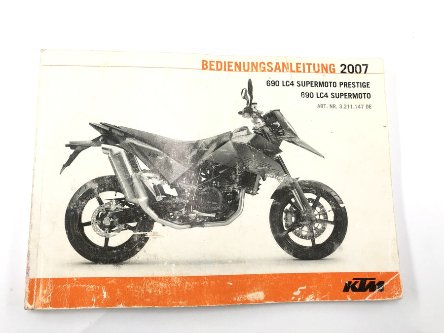 KTM 690 SM Prestige [2007] - Bedienungsanleitung
