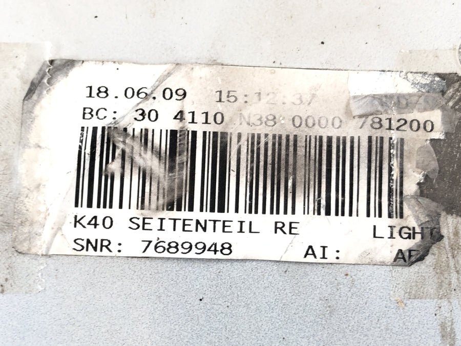 BMW K 1300 S K12S [2010] - Side cladding on the right side panel disguise part